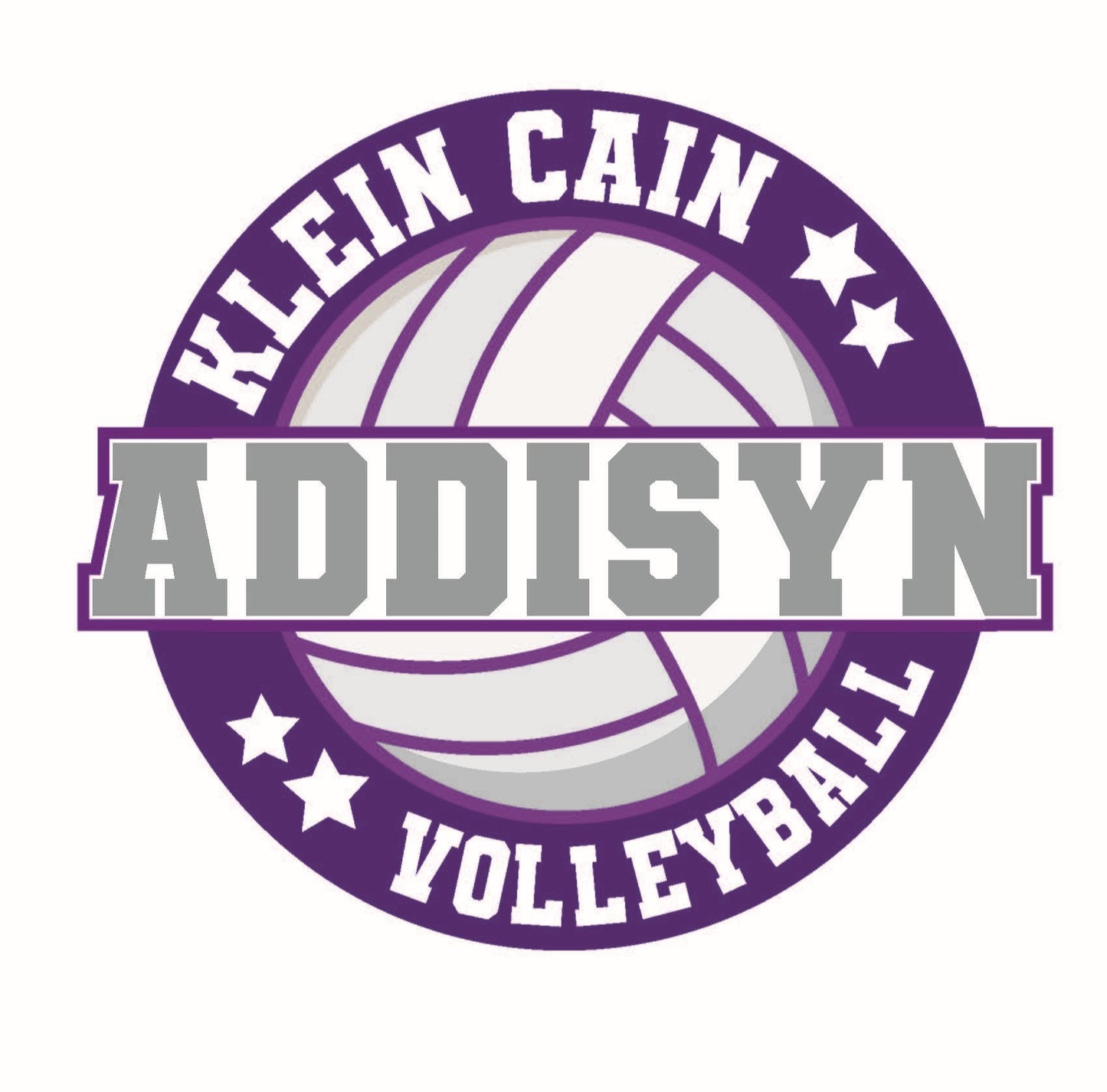 Klein Cain Volleyball Yard Sign image 1